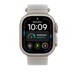 49mm Translucent Grey Ocean Band - Natural Titanium Finish