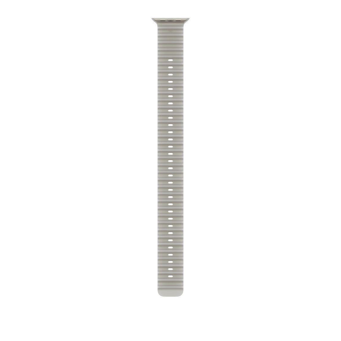 49mm Translucent Grey Ocean Band Extension - Natural Titanium Finish