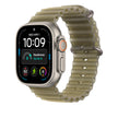 49mm Translucent Kelp Ocean Band - Natural Titanium Finish
