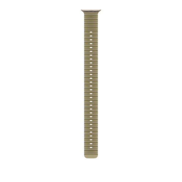 49mm Translucent Kelp Ocean Band Extension - Natural Titanium Finish