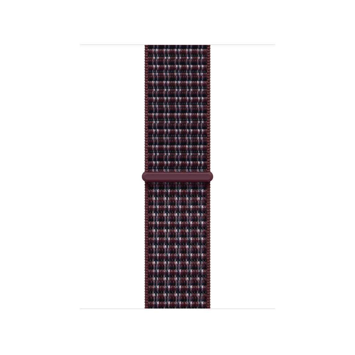 40mm Burgundy Plaid Sport Loop