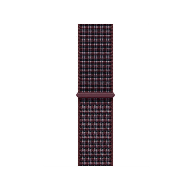40mm Burgundy Plaid Sport Loop