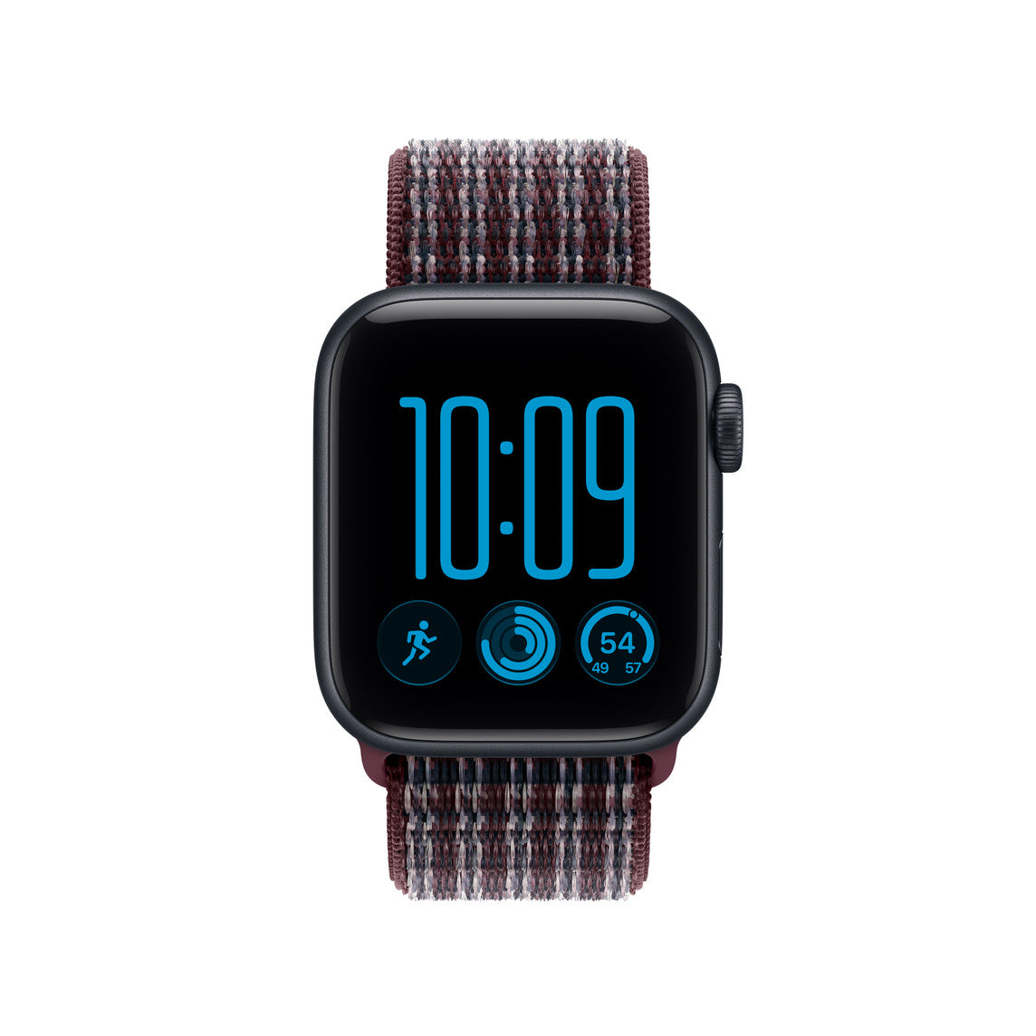 40mm Burgundy Plaid Sport Loop