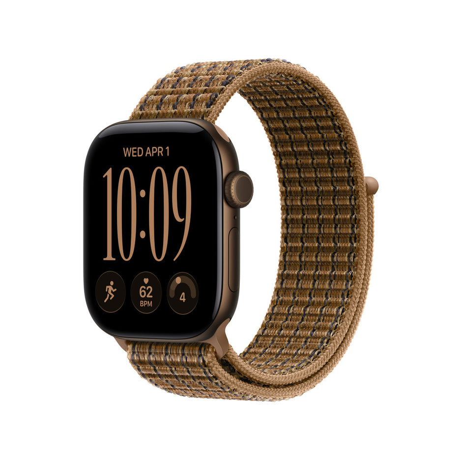 42mm Light Umber Plaid Sport Loop