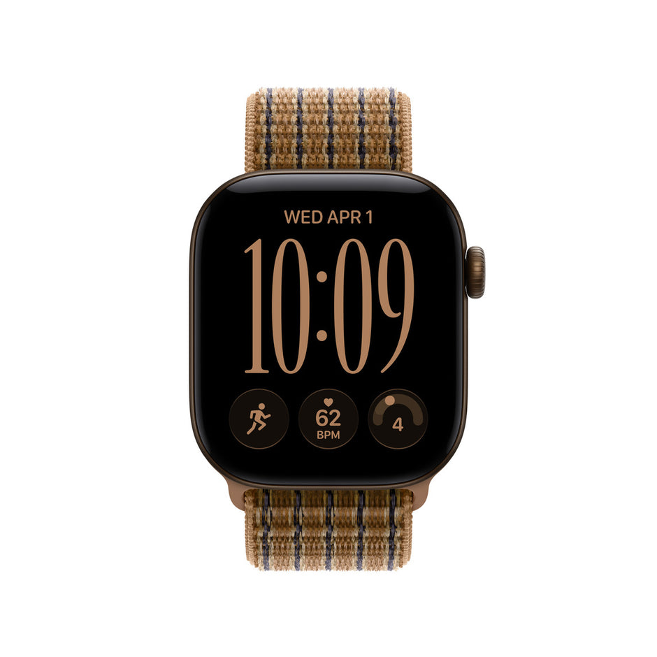 42mm Light Umber Plaid Sport Loop