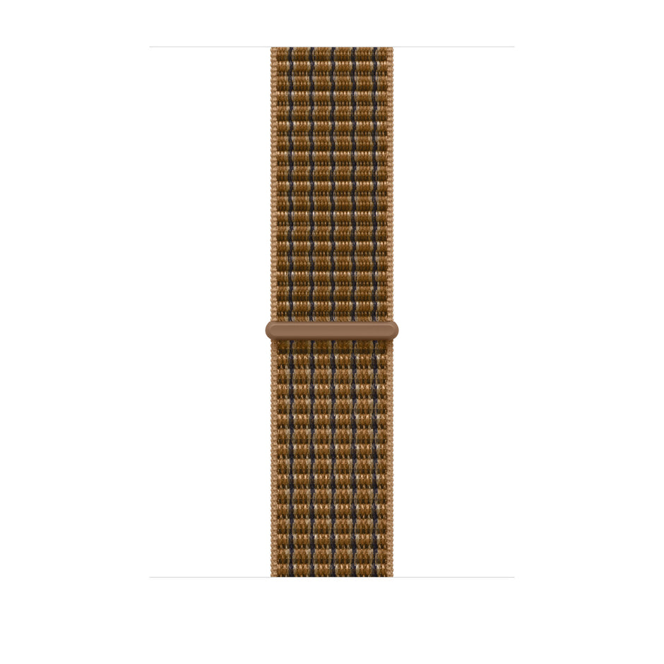46mm Light Umber Plaid Sport Loop