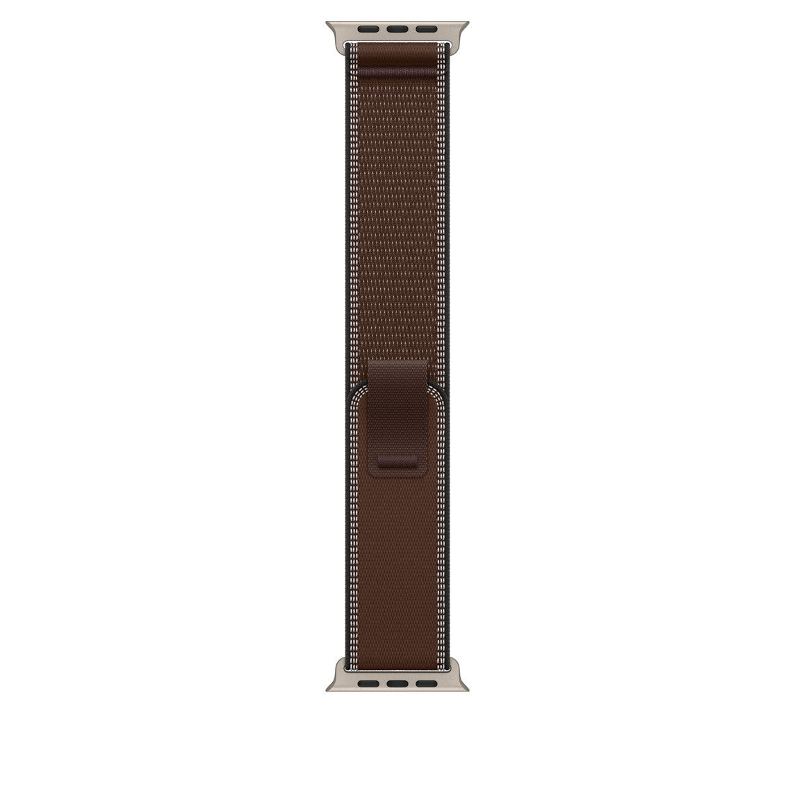 49mm Dark Umber Trail Loop - S/M - Natural Titanium Finish