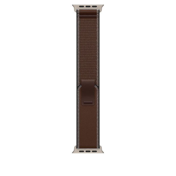 49mm Dark Umber Trail Loop - M/L - Natural Titanium Finish