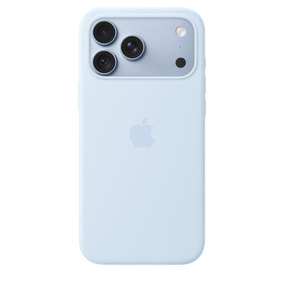 iPhone 18 Pro Max Silicone Case with MagSafe - Crisp Blue
