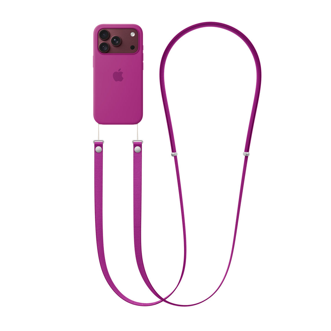 Apple Crossbody Strap - Magenta