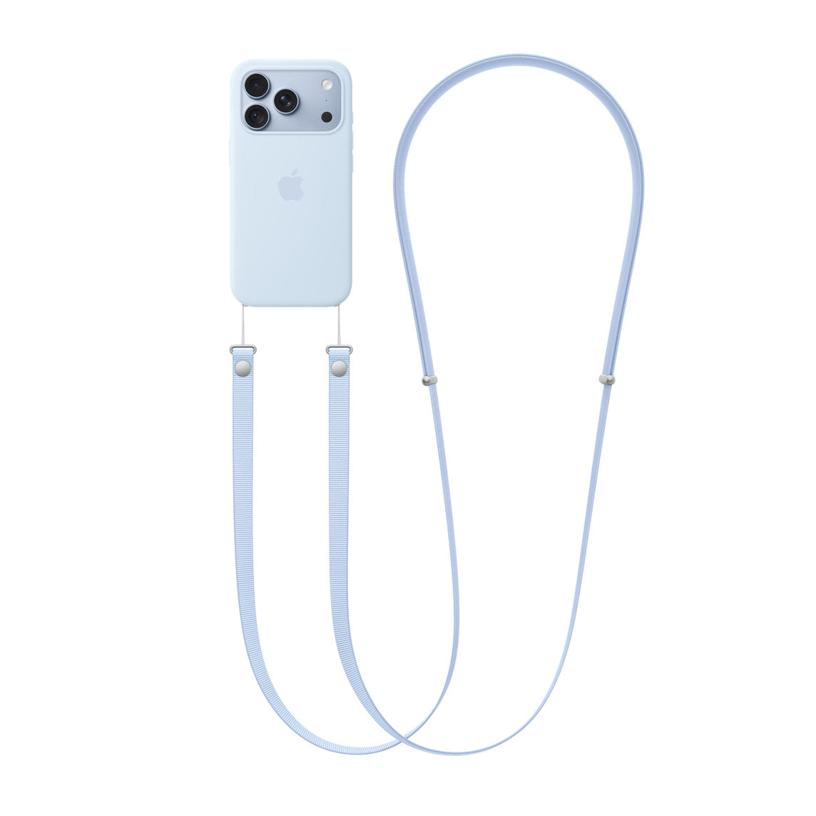 Apple Crossbody Strap - Crisp Blue