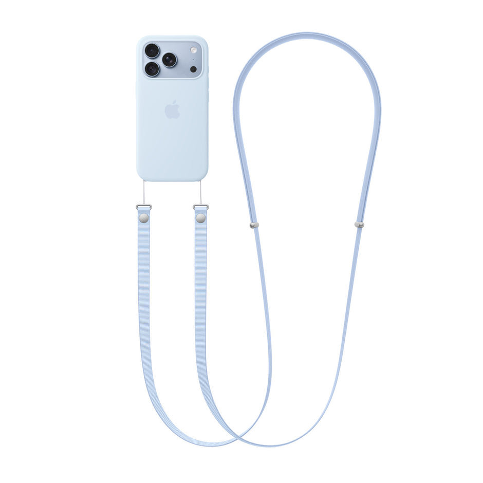 Apple Crossbody Strap - Crisp Blue
