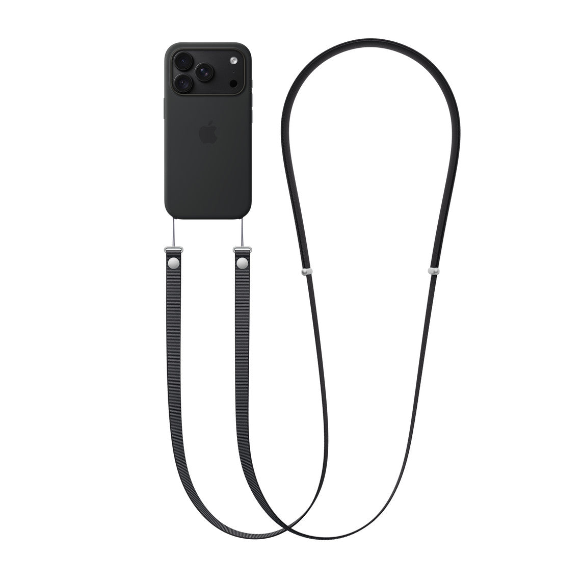 Apple Crossbody Strap - Black