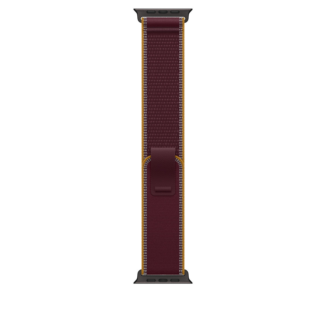 49mm Burgundy Trail Loop - M/L - Black Titanium Finish