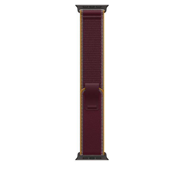 49mm Burgundy Trail Loop - M/L - Black Titanium Finish