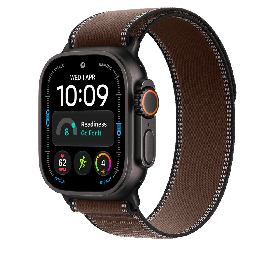 49mm Dark Umber Trail Loop - M/L - Black Titanium Finish