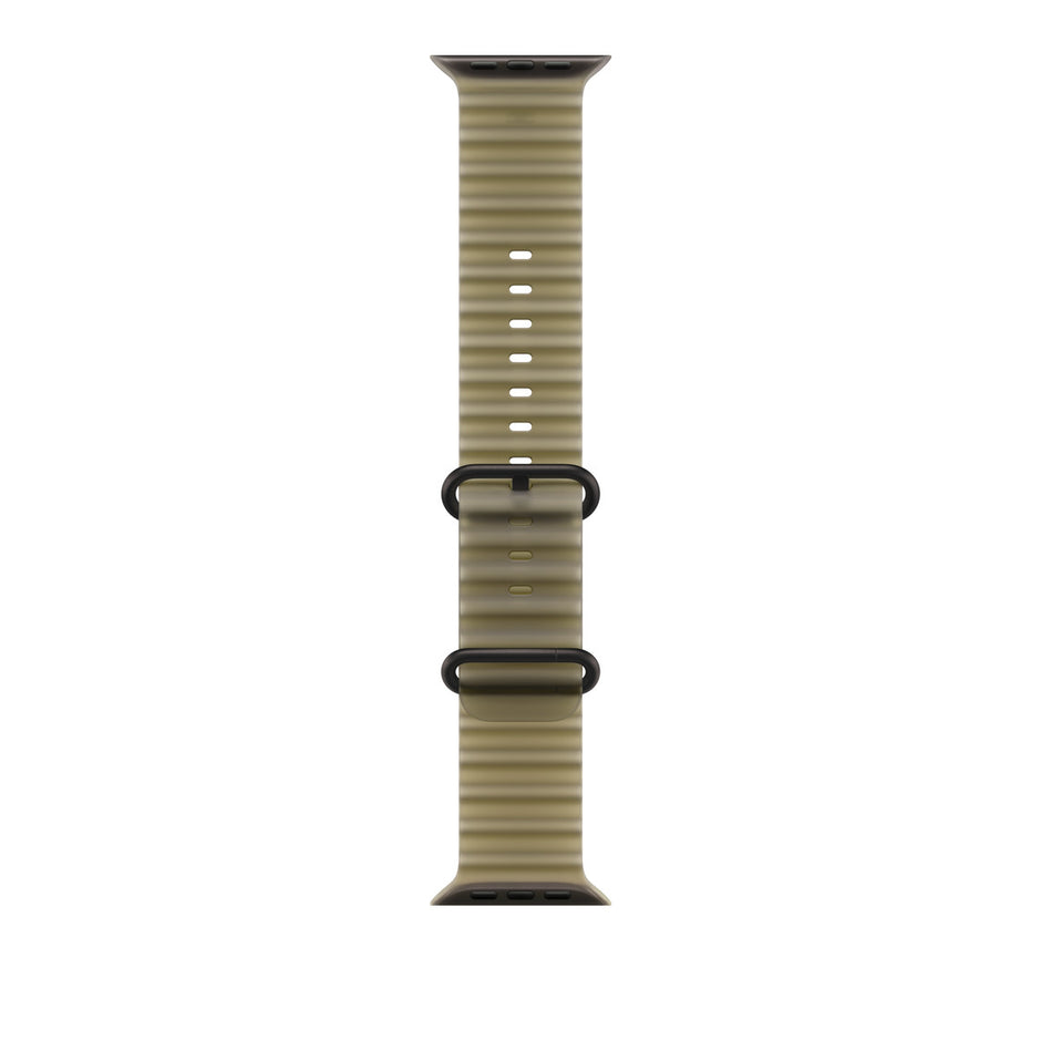 49mm Translucent Kelp Ocean Band - Black Titanium Finish