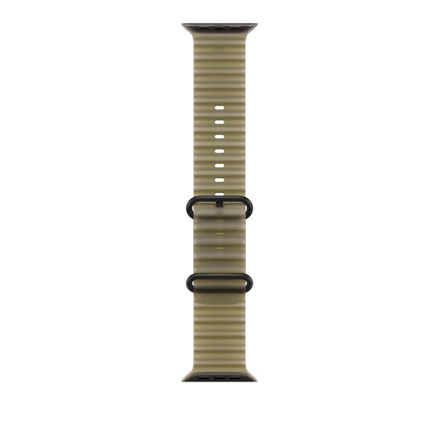 49mm Translucent Kelp Ocean Band - Black Titanium Finish