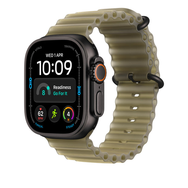 49mm Translucent Kelp Ocean Band Extension - Black Titanium Finish