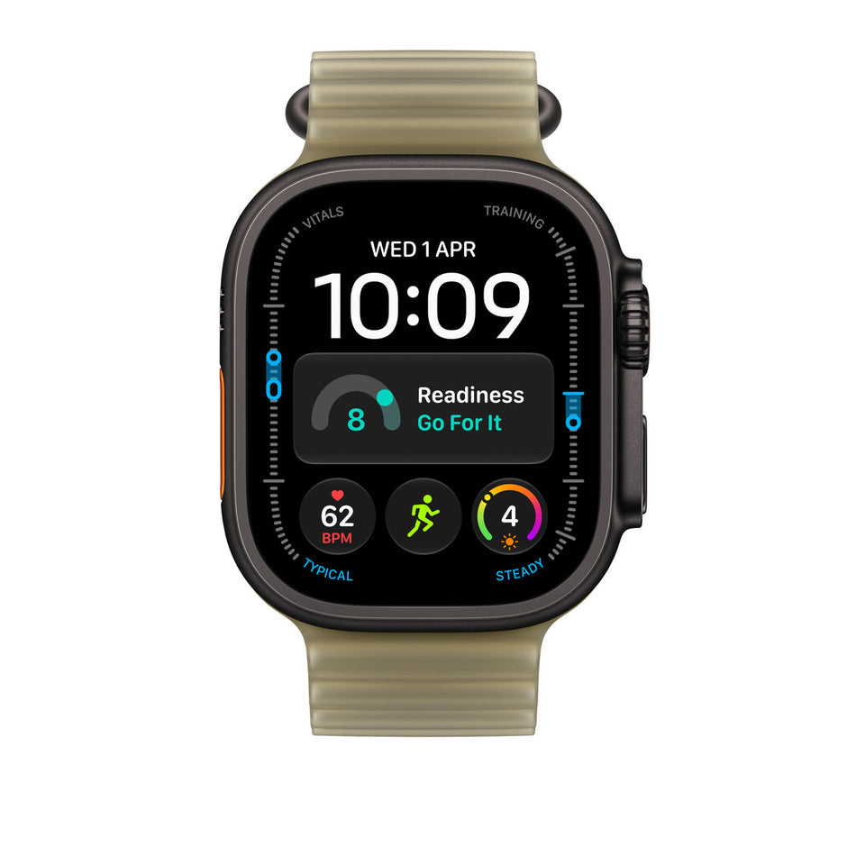 49mm Translucent Kelp Ocean Band Extension - Black Titanium Finish