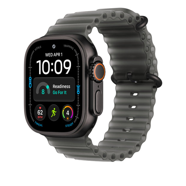 49mm Translucent Black Ocean Band Extension - Black Titanium Finish