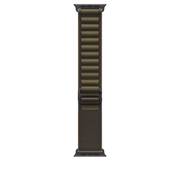 49mm Dark Olive Alpine Loop - Small - Black Titanium Finish