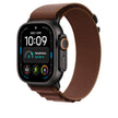 49mm Burgundy Alpine Loop - Large - Black Titanium Finish