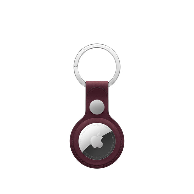 Apple AirTag FineWoven Key Ring - Burgundy