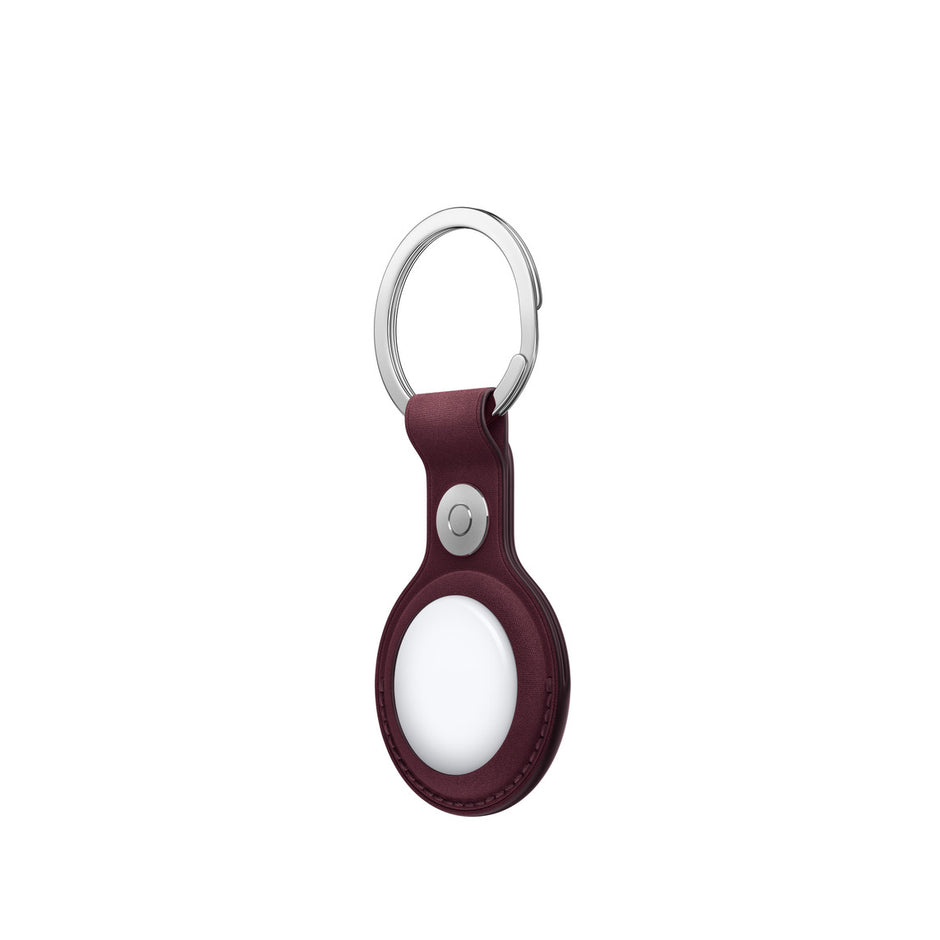 Apple AirTag FineWoven Key Ring - Burgundy