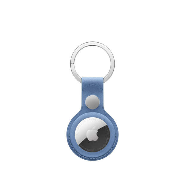 Apple AirTag FineWoven Key Ring - Wildflower Blue