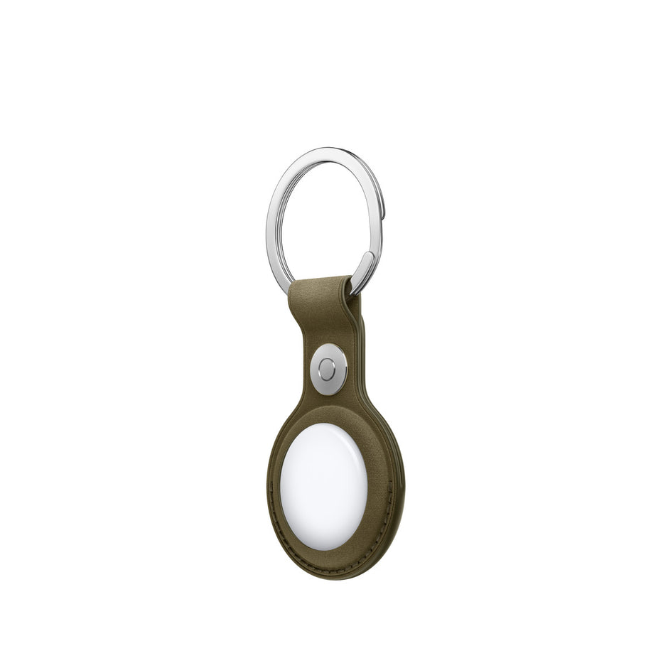 Apple AirTag FineWoven Key Ring - Dark Olive