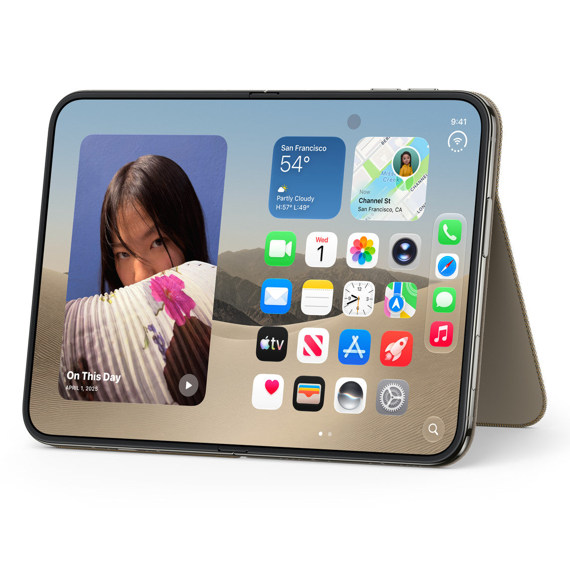 iPhone Duo Folio with Kickstand - Taupe