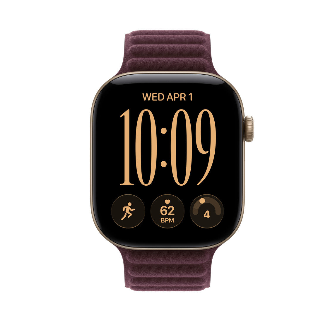 46mm Burgundy Magnetic Link - S/M