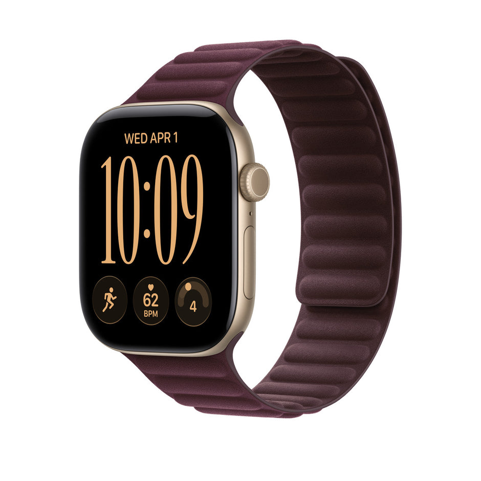 46mm Burgundy Magnetic Link - M/L