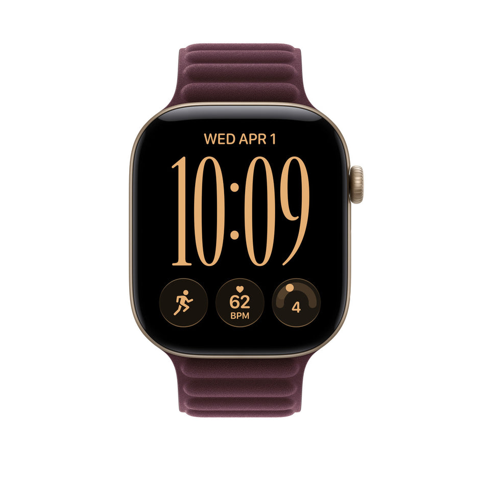 46mm Burgundy Magnetic Link - M/L