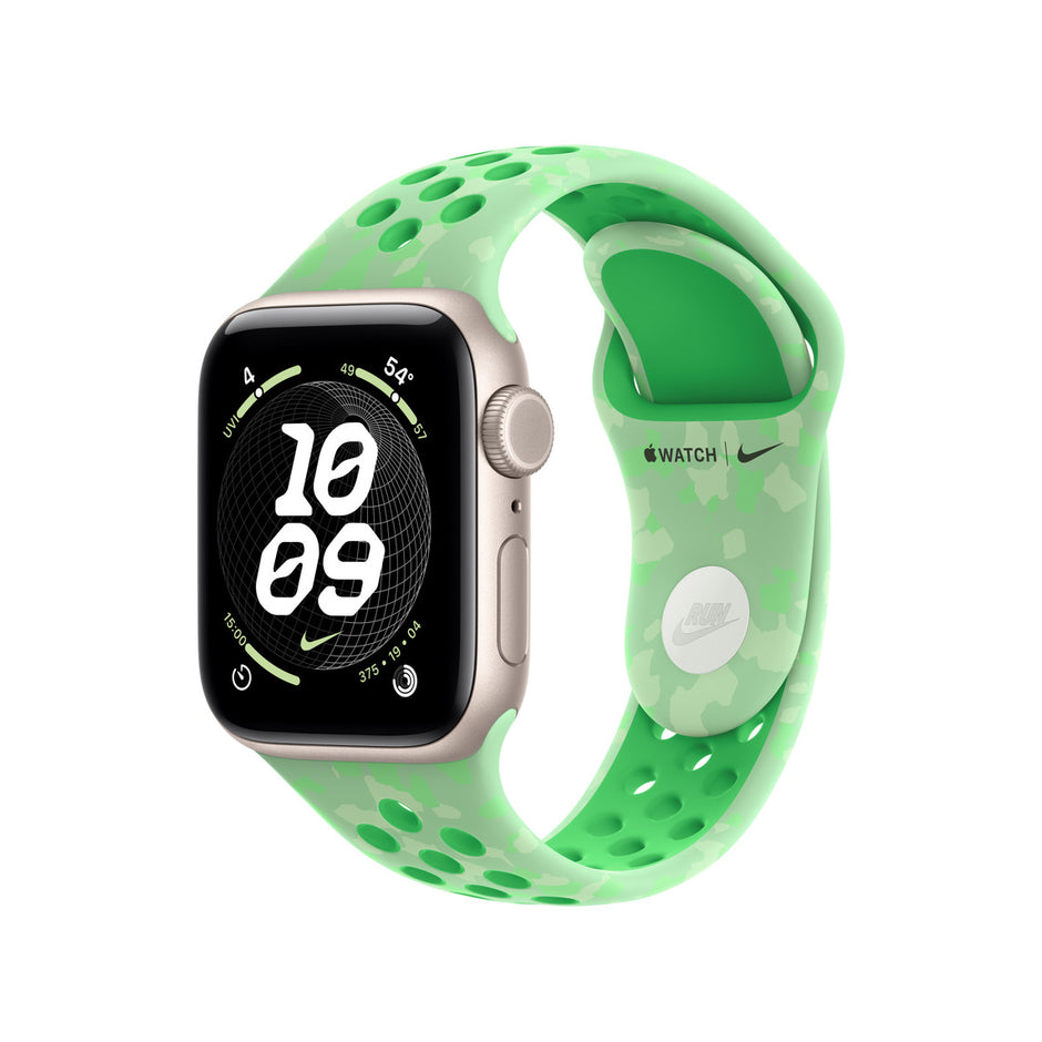 40mm Green Spark Nike Sport Band - M/L