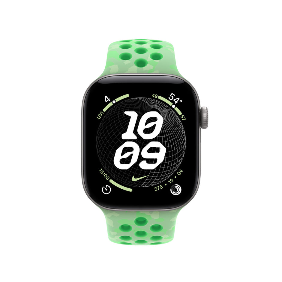 42mm Green Spark Nike Sport Band - S/M