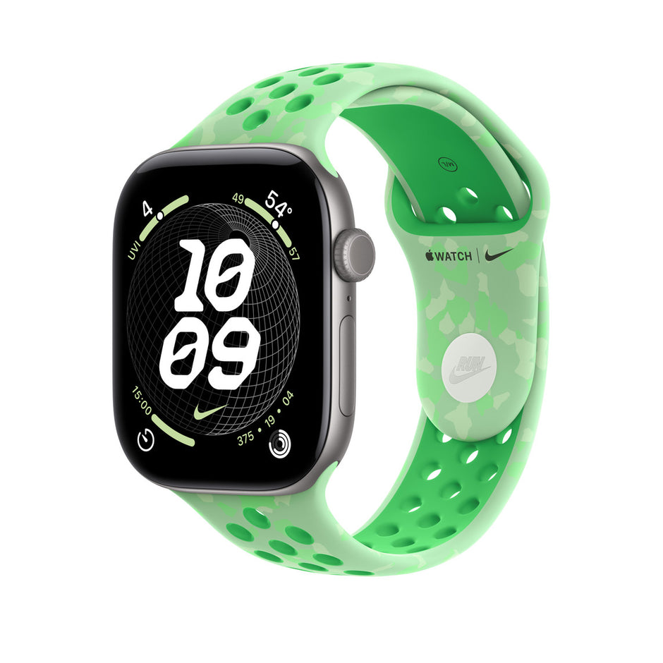 46mm Green Spark Nike Sport Band - M/L