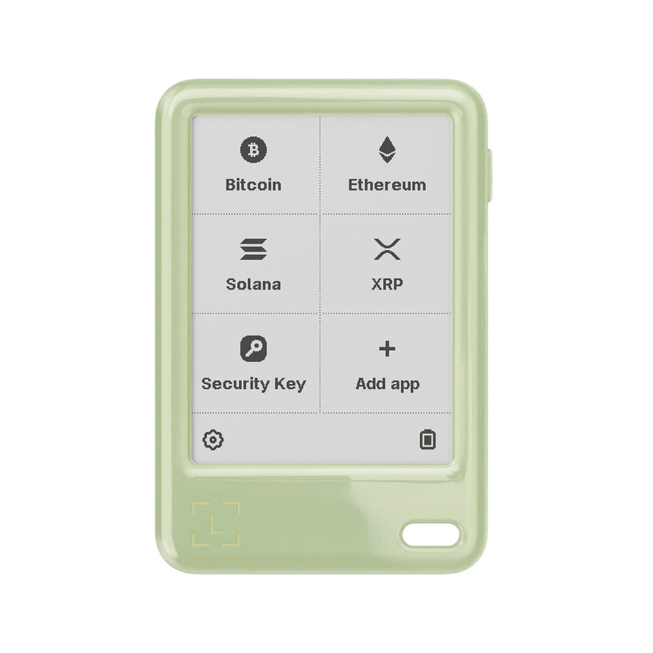 Ledger Nano Gen 5 Hardware Wallet incl. Ledger Recovery Key - Matcha Green