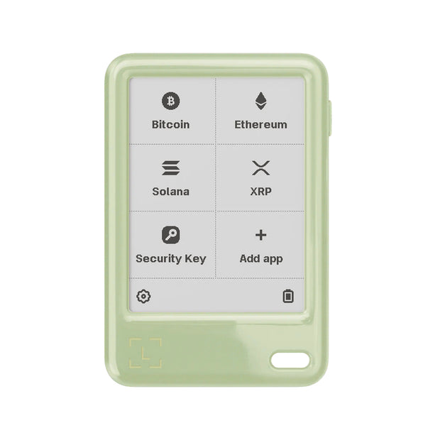 Ledger Nano Gen 5 Hardware Wallet incl. Ledger Recovery Key - Matcha Green
