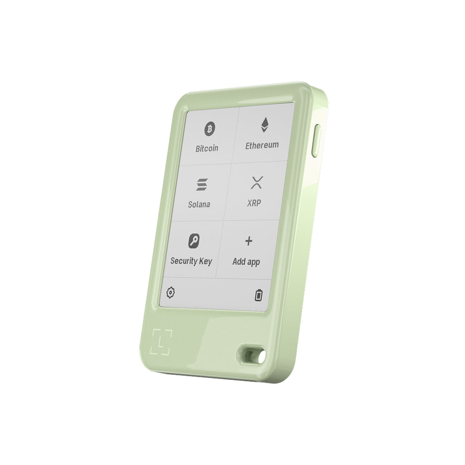 Ledger Nano Gen 5 Hardware Wallet incl. Ledger Recovery Key - Matcha Green