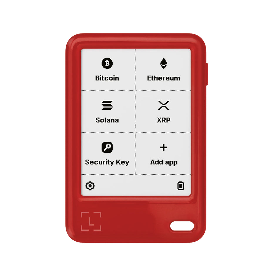 Ledger Nano Gen 5 Hardware Wallet incl. Ledger Recovery Key - Cherry Red