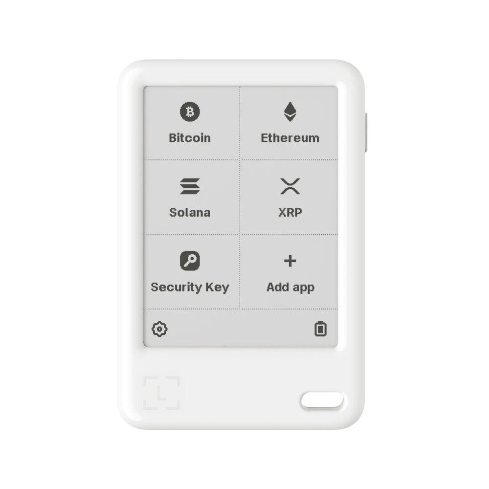 Ledger Nano Gen 5 Hardware Wallet incl. Ledger Recovery Key - Glacier White