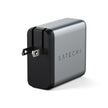 Зарядно Satechi, 100W, GaN, USB-C, сив