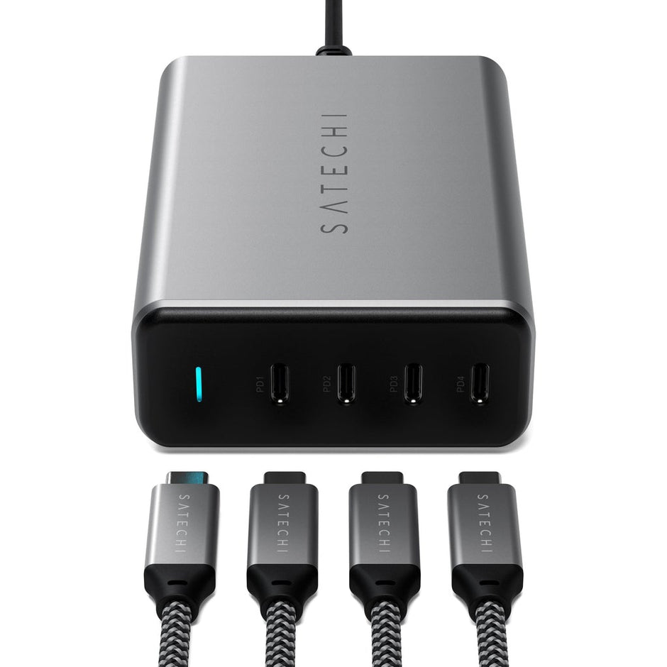 Зарядно Satechi, 4 порта, 165W, USB-C