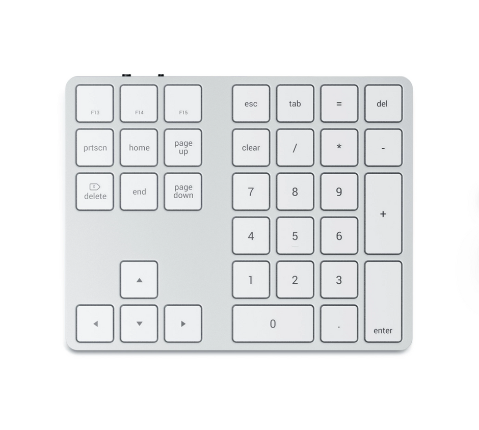 Клавиатура Satechi Aluminum Bluetooth Extended Keypad - Сребрист