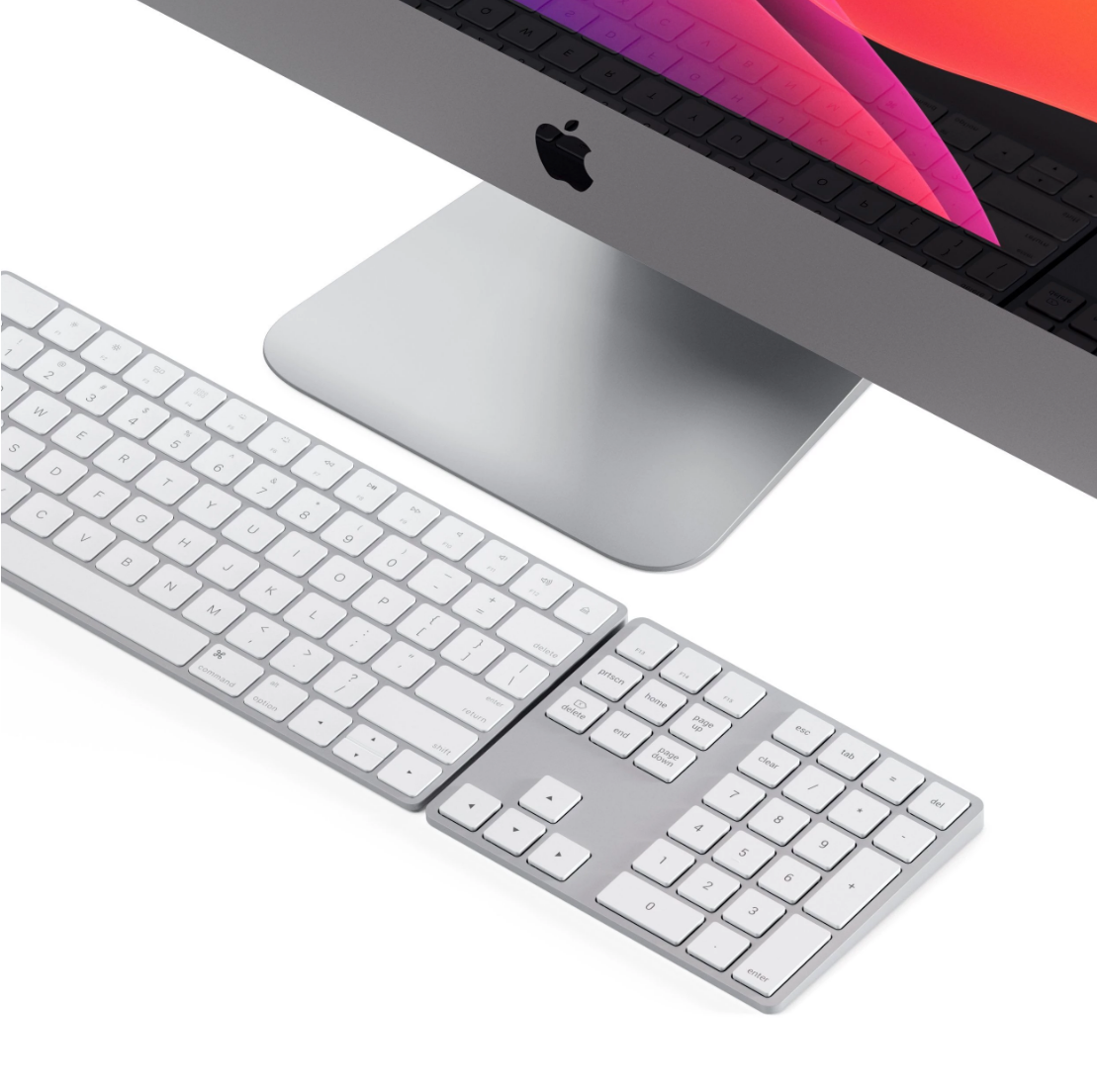 Клавиатура Satechi Aluminum Bluetooth Extended Keypad - Сребрист