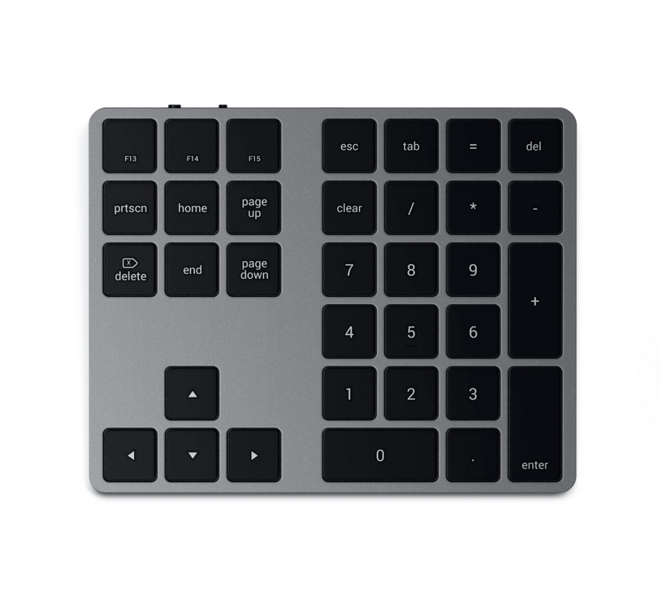 Клавиатура Satechi Aluminum Bluetooth Extended Keypad - Сив