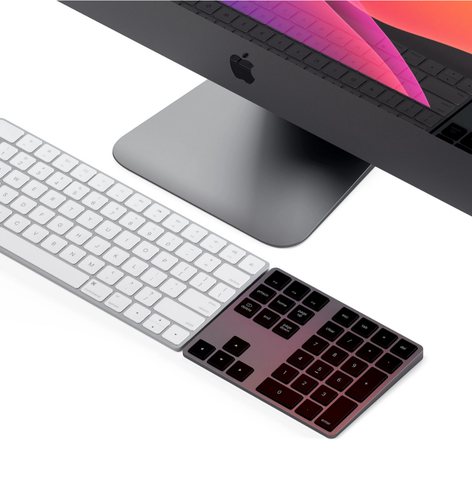 Клавиатура Satechi Aluminum Bluetooth Extended Keypad - Сив