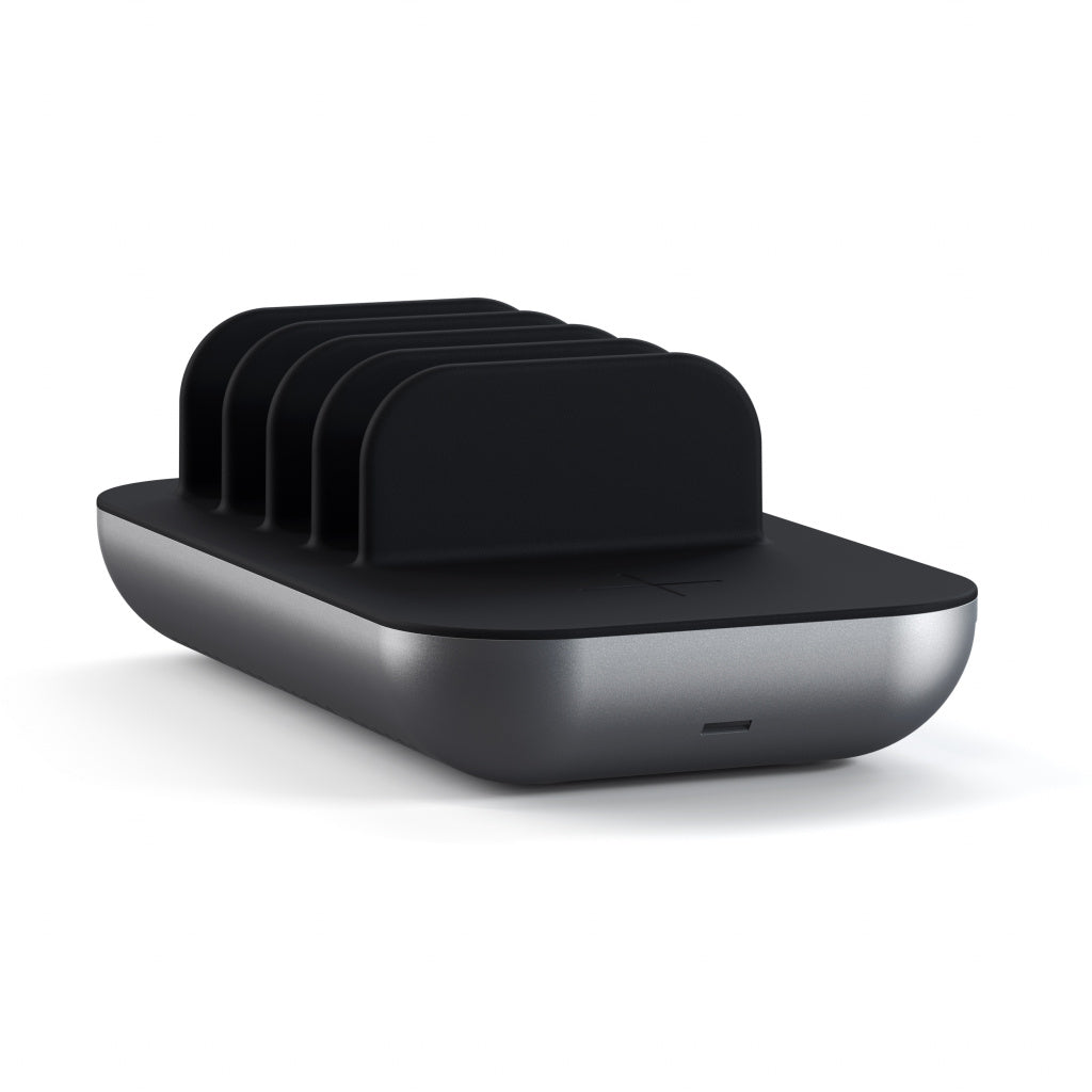 Зареждаща станция Satechi - Dock 5, USB-C + USB-A, сив
